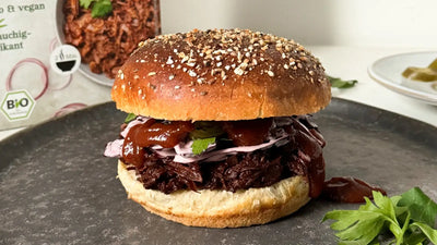 Vegan barbecue burger