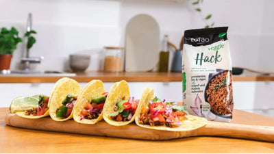 Mexican tacos with veggie mince