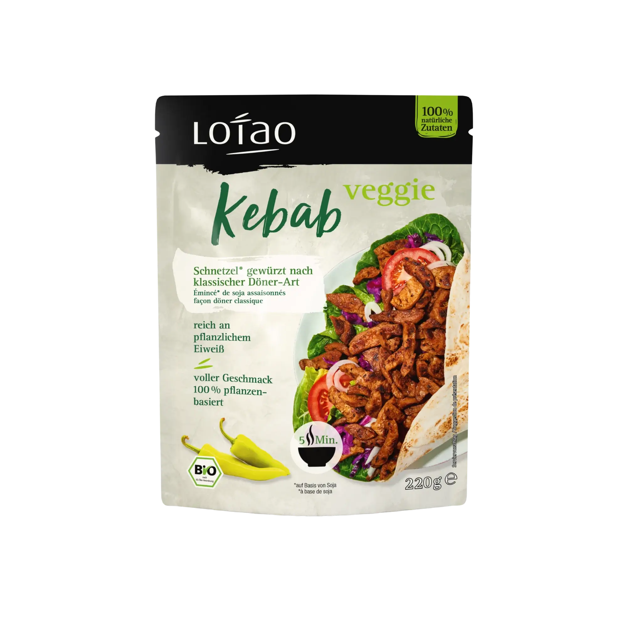 Bio Veggie Kebab – Würzige Kebab-Alternative – Lotao