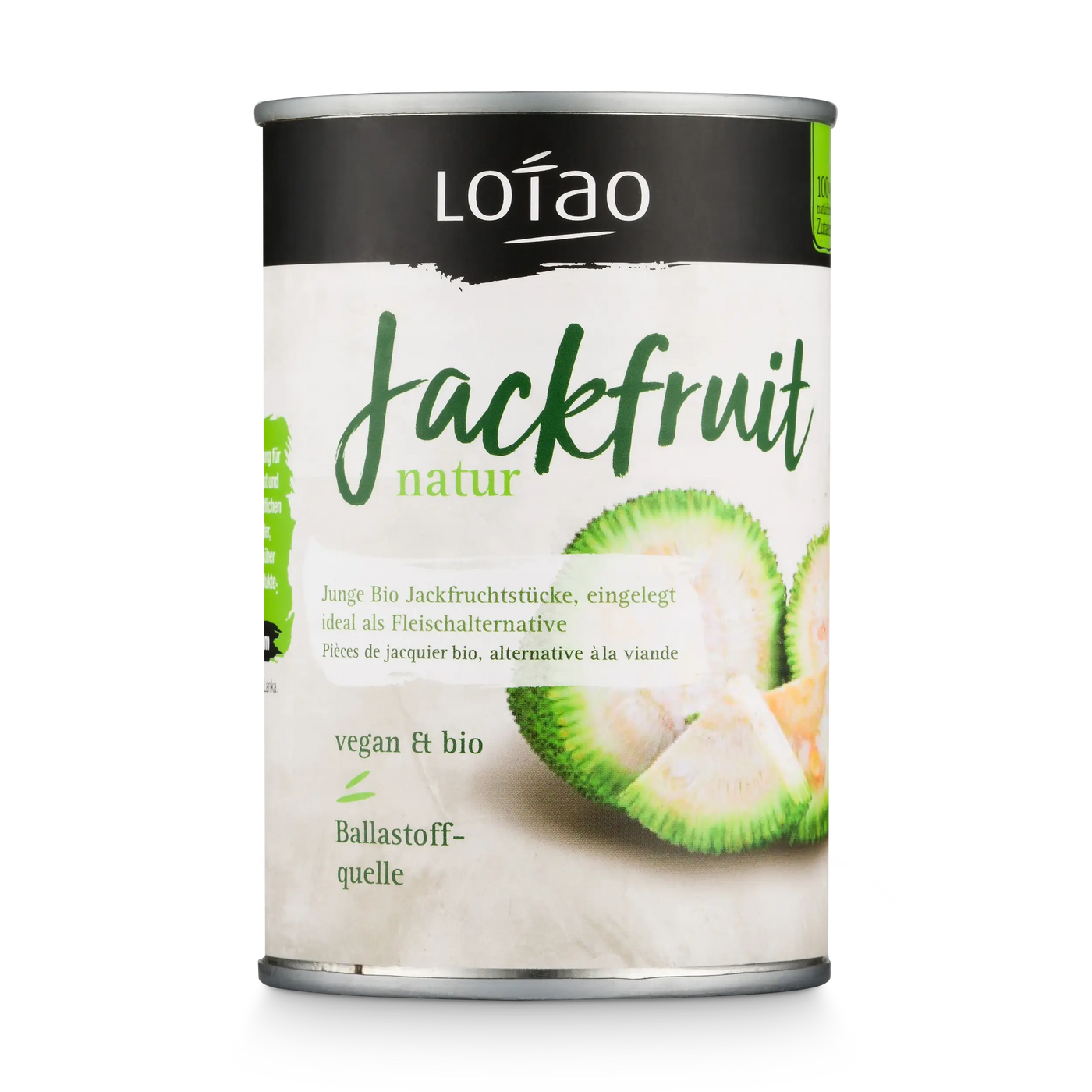 Junge Jackfruit Natur in der Dose als veganer Fleischersatz von Lotao in der EInzeldose 400g