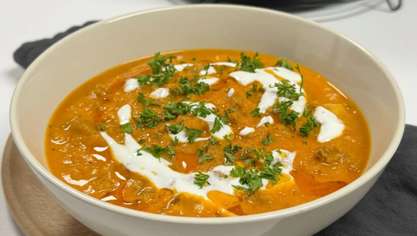 Lauchsuppe mit Lotao Veggie Hack