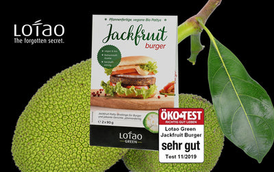 Ökotest rates Lotao Burger as “very good”