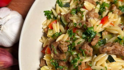 One-Pot mit Veggie Gyros