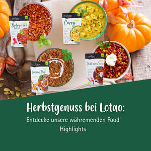 Herbstgenuss bei Lota mit Fertiggerichten