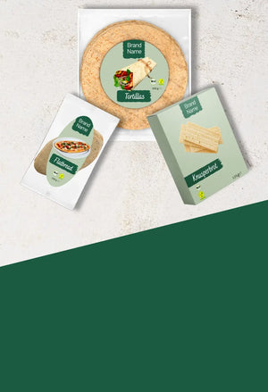 Mobiles Banner der LPP Lotao als Private Label Lohnhersteller für vegane Bio-Backwaren