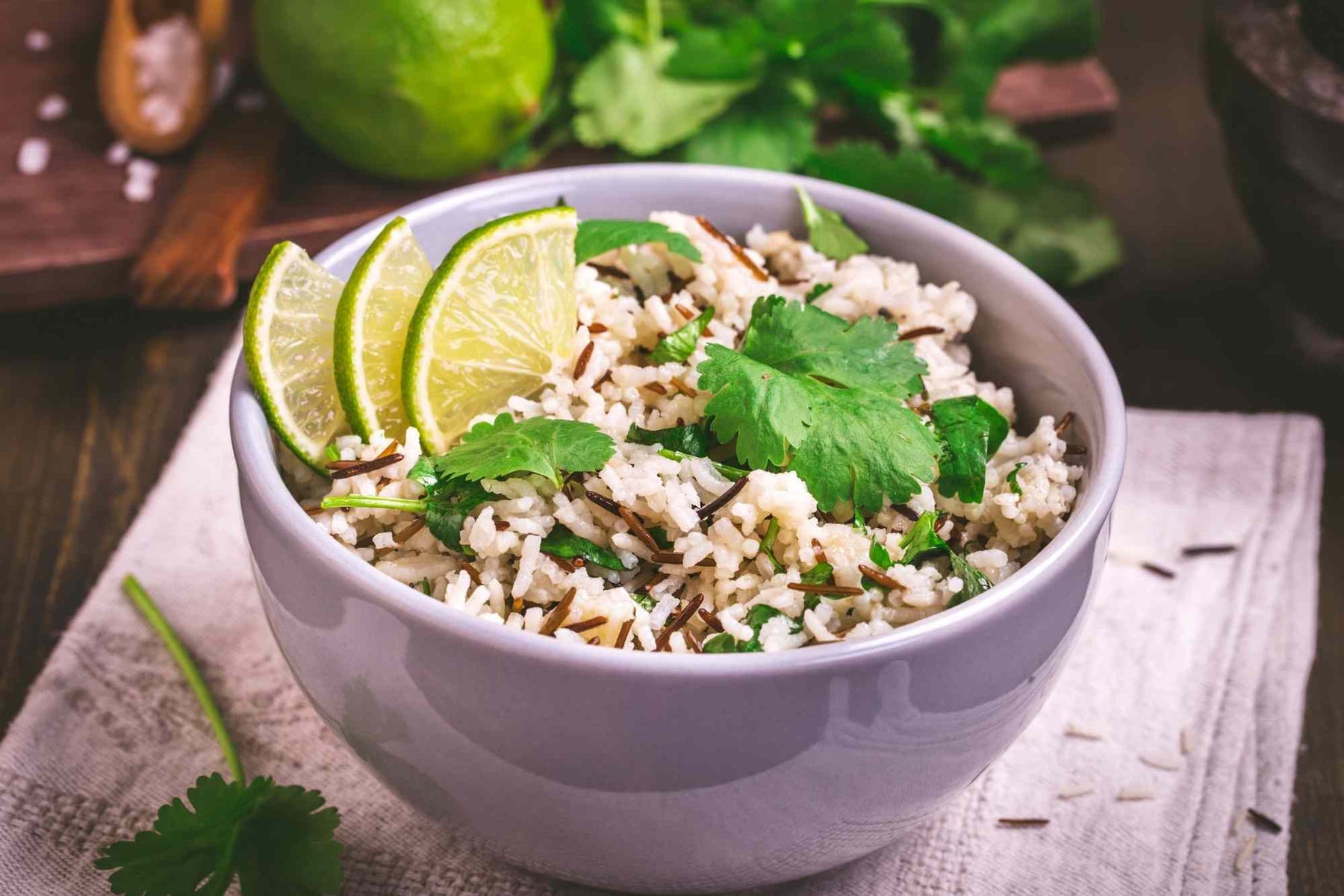 Bowl mit Basamit Wildreismischung von Lotao