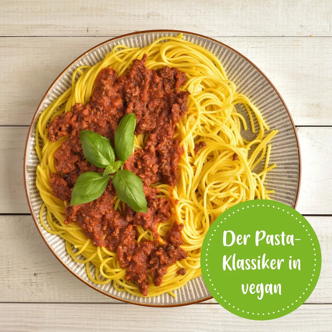hackfleischsoße aufbewahren Veggie Bolognese Sauce: BIO-Fertigsoße mit Veggie Hack – Lotao