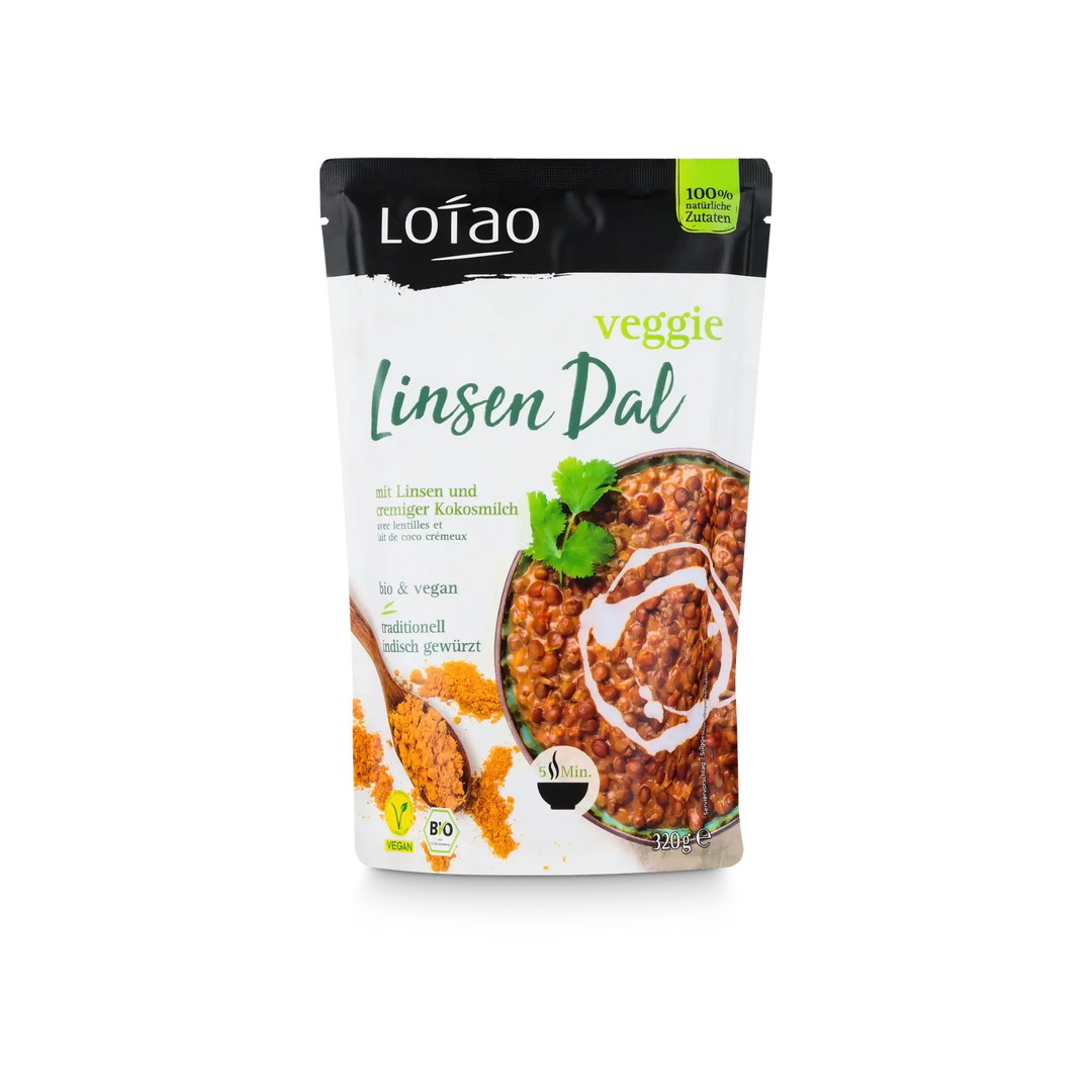 wie lange kann man linsen im kühlschrank aufbewahren Lotao Veganes Linsen Dal in Bio-Qualität | Fertige Bowl mit Linsen und  Kokosmilch