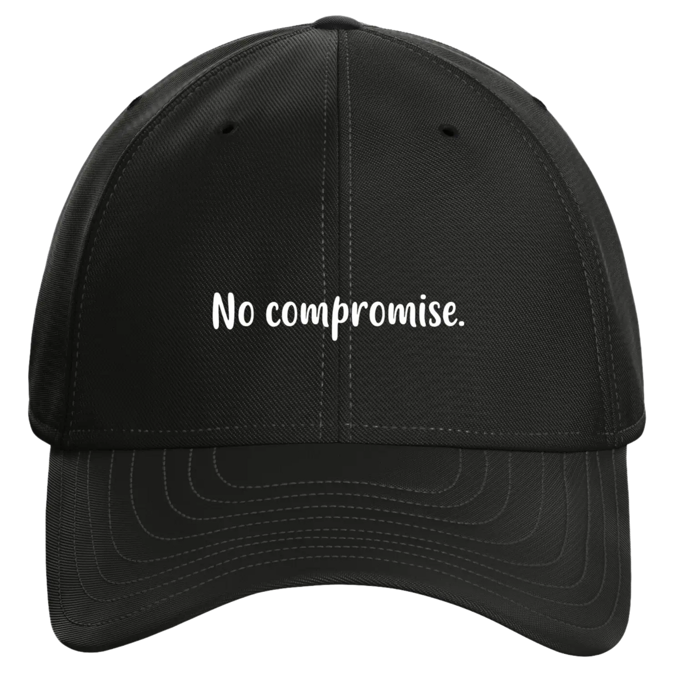 Das Lotao Basecap "No compromise" von der Vorderseite