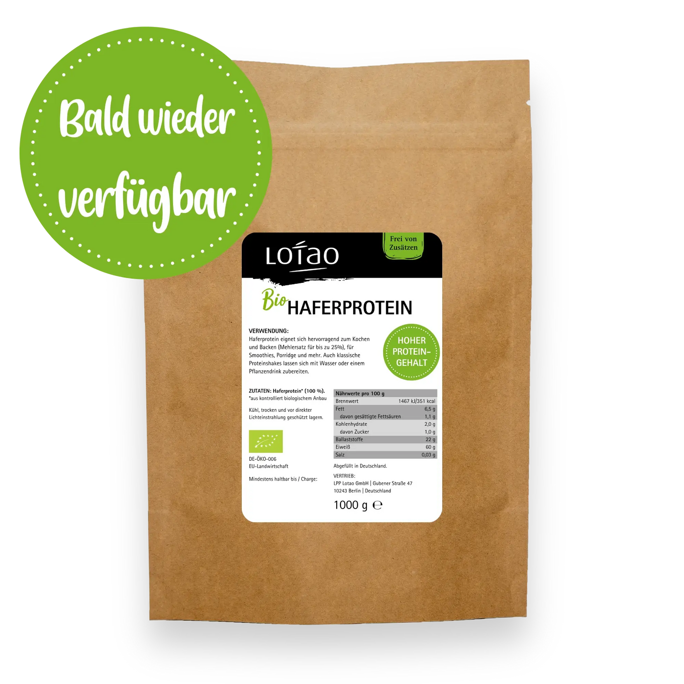 Haferprotein 1kg