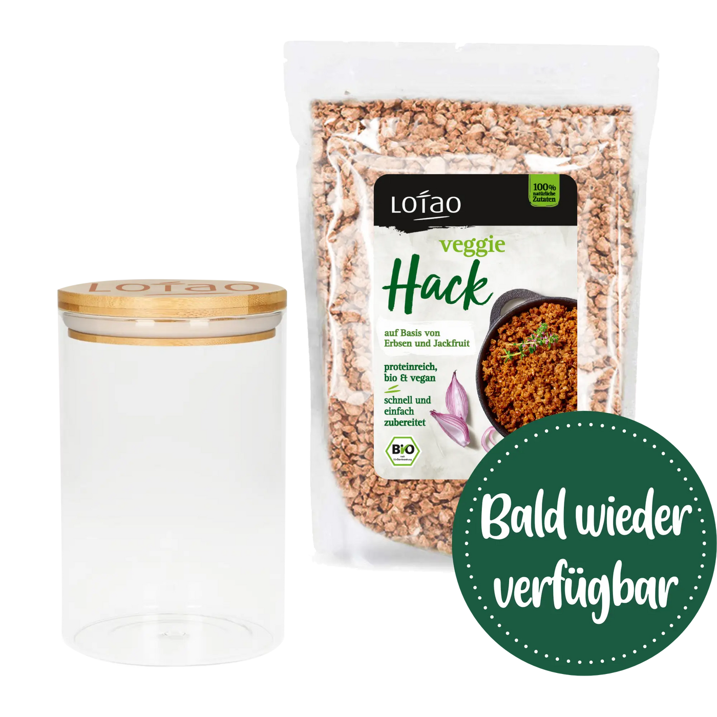 Spar-Set 1kg Veggie Hack & Vorratsglas